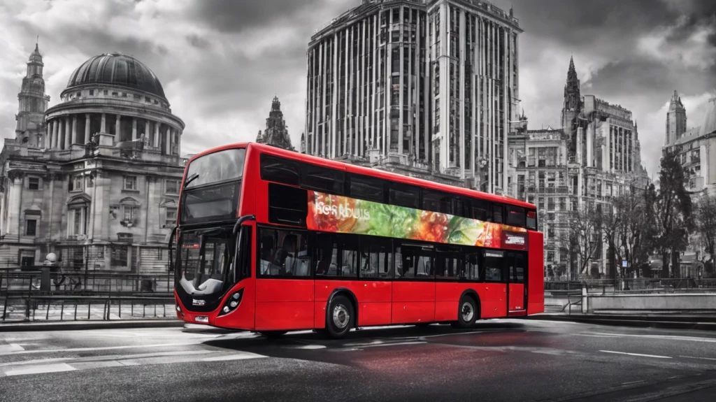 bus rouge
