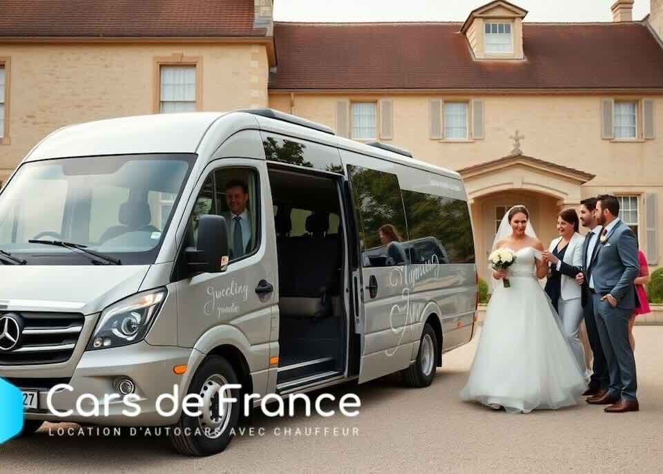 Cars de France propose des minibus pour votre mariage