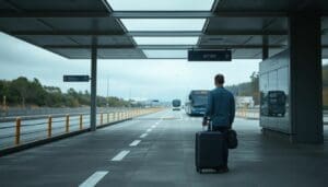 Passager oublié par le chauffeur du car