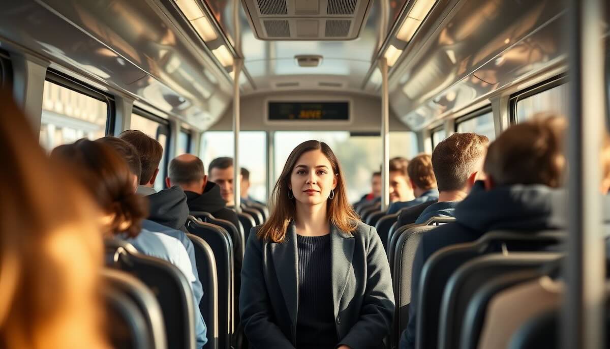 trouver la bonne place dans le bus