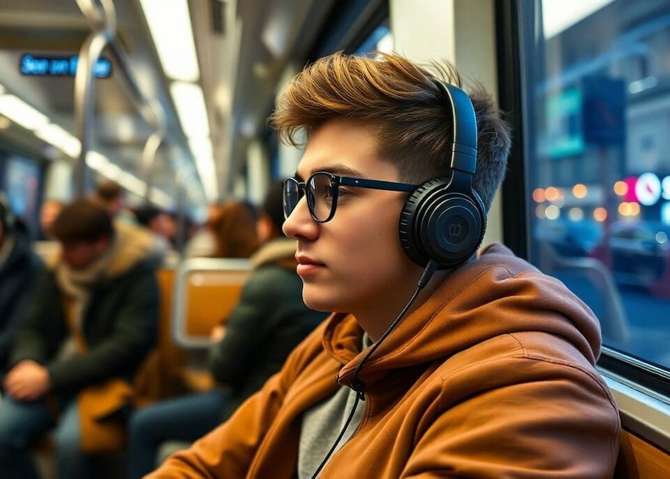 Casque obligatoire pour écouter de la musique en transport en commun
