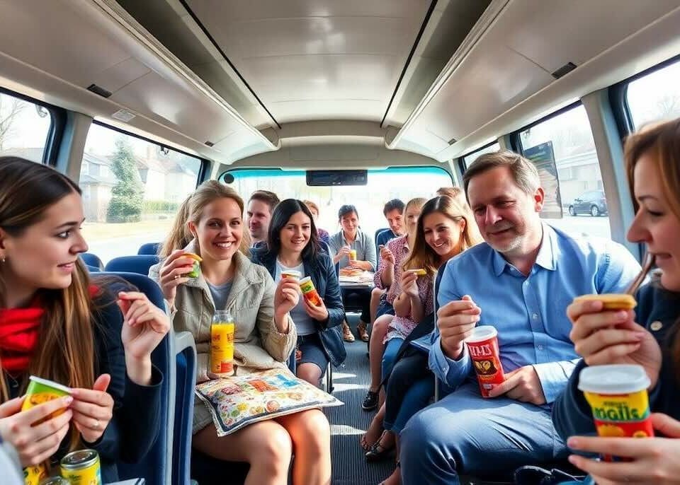 manger en autocar c'est interdit